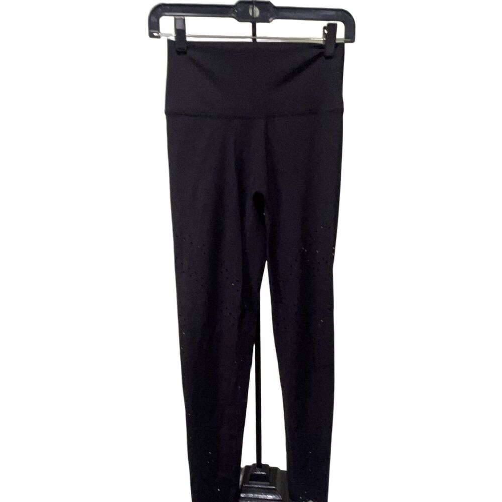 OFFLINE by Aerie Goals Leggings Women M Black Ankle Yoga Gym Stretch Breathable